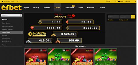 online kazino igri efbet